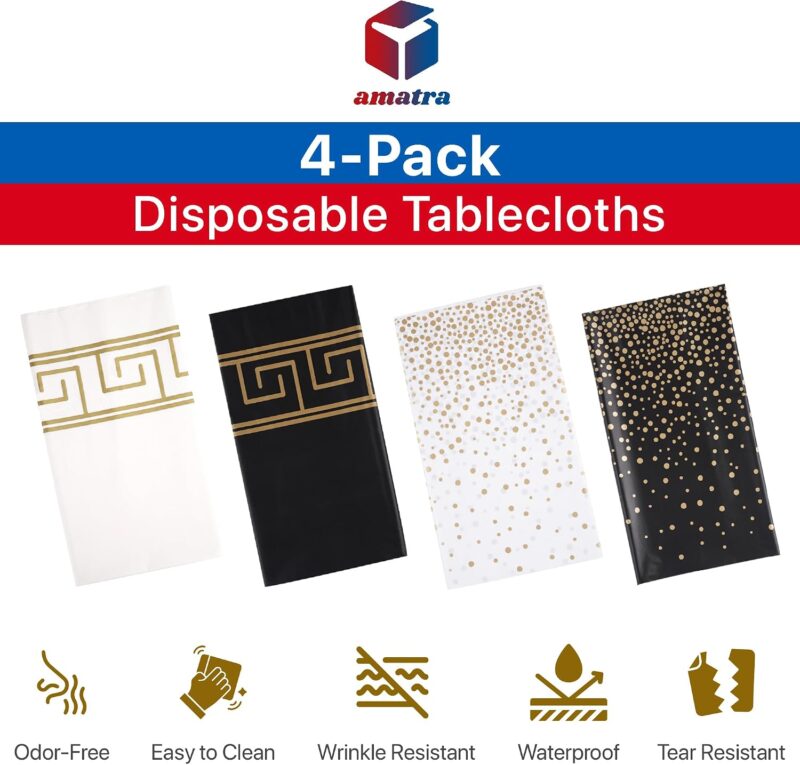 49905067 619f 4cfe 840f e1e3f9399b6f 4 pieces waterproof plastic tablecloth 140g thick 54 x 108 i 4.jpg