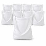 Mini Tote Bags - DIY Mini Polyester Tote Bags 8" x 8" x 1 1/2" - PZ150143 - Item #9764