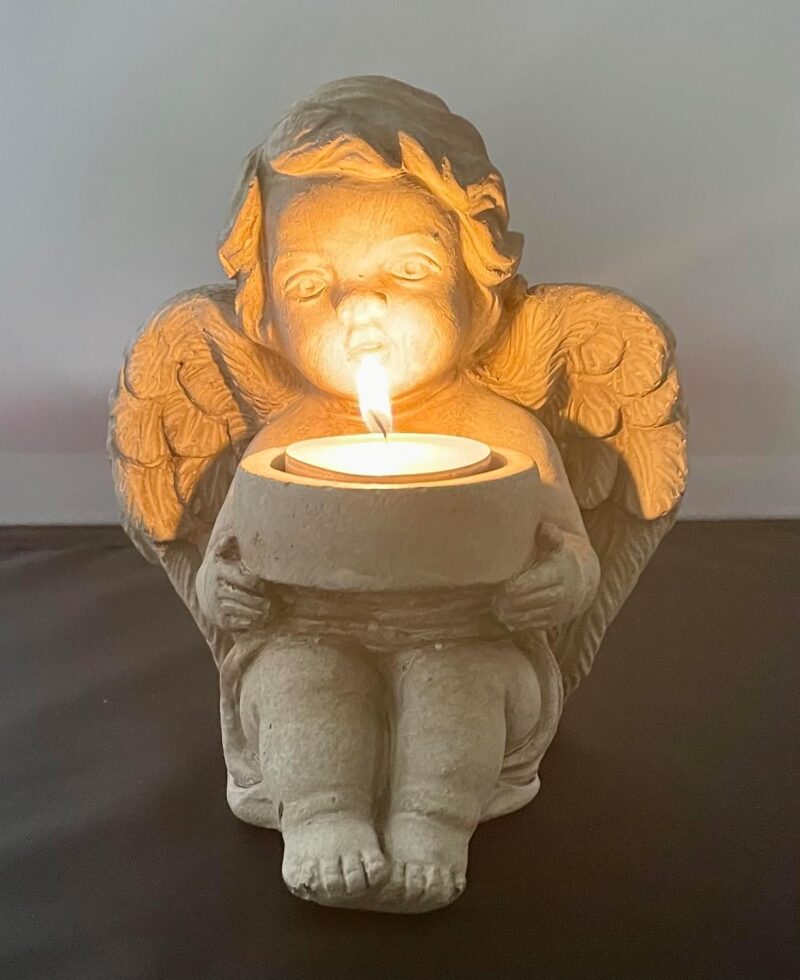6955292f 51c3 44c5 98fb 847b43917aab stone angel tealight holder 4 5 x 4 5 inch 5 5 inch tall h15 4.jpg