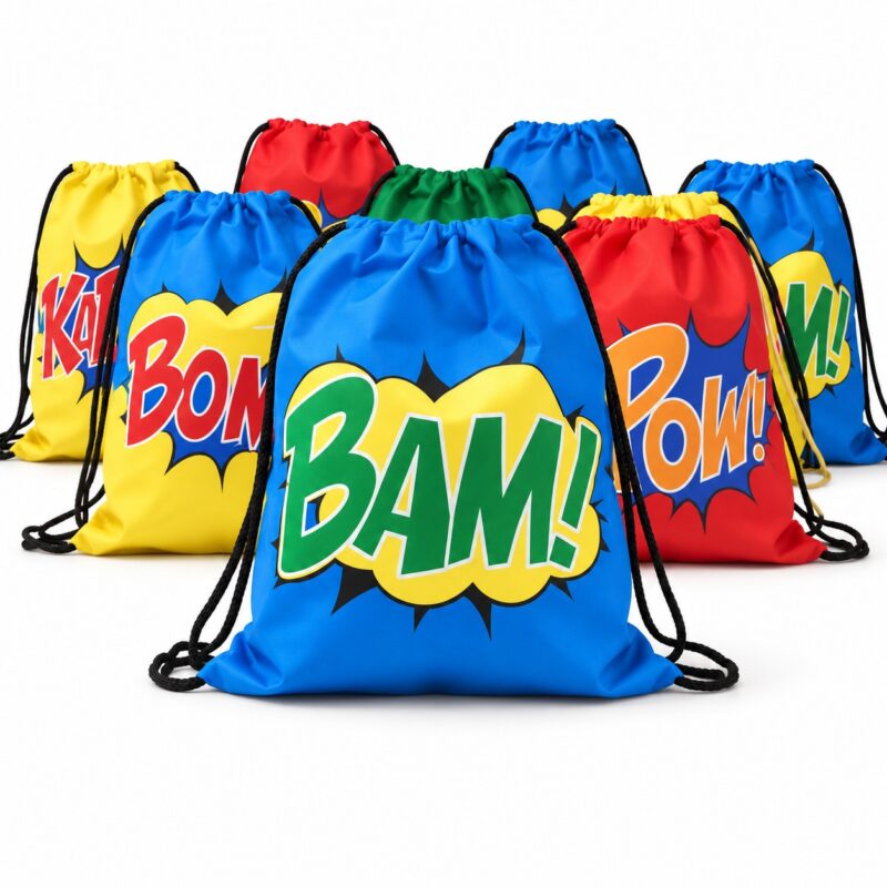 6e4d3701-ba31-409b-a858-439e300f8c67-superhero-drawstring-bags-bright-colors-15-x-12-cinch-bags-p-1.jpg Superhero Drawstring Bags – Bright Colors - 15" x 12' Cinch Bags - PZ755249 - Item #9762