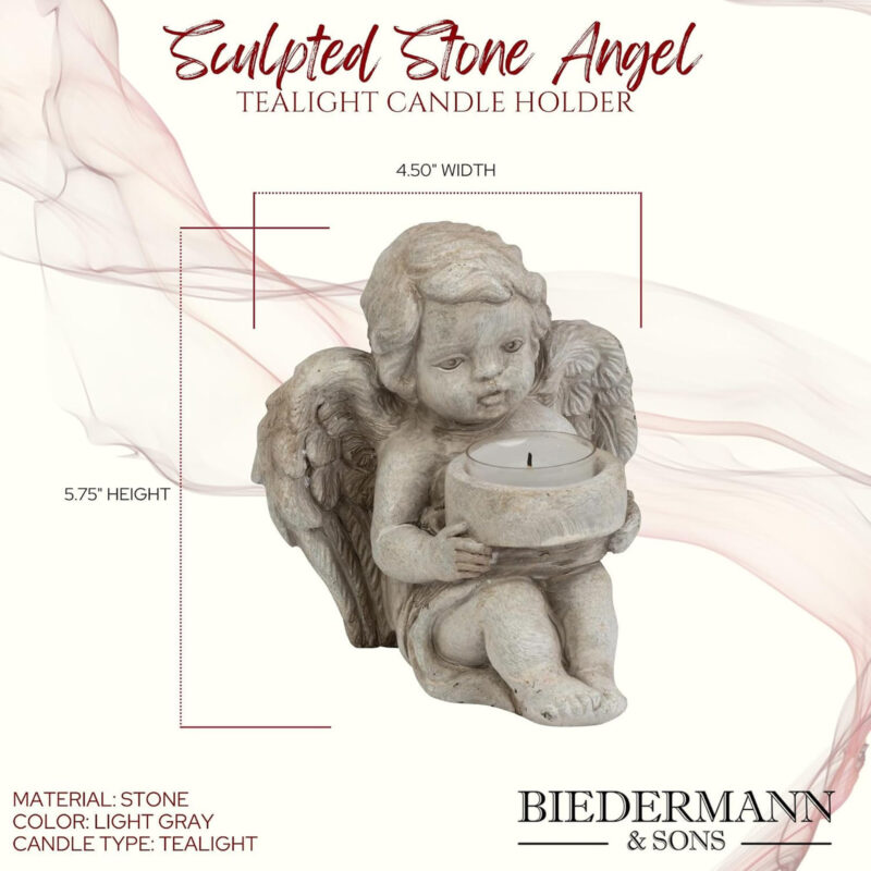 6efff8c5 a453 4f55 a3c2 dd575dc5fcc7 stone angel tealight holder 4 5 x 4 5 inch 5 5 inch tall h15 2.jpg