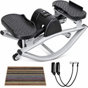 Pallet Deal - Rock Stepper - Low-Shock Lateral Rocking Fitness Stepper - Gray - Item #9319