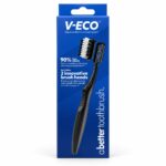 V-ECO Replaceable Brush Head Toothbrush System - Black - Item #9626