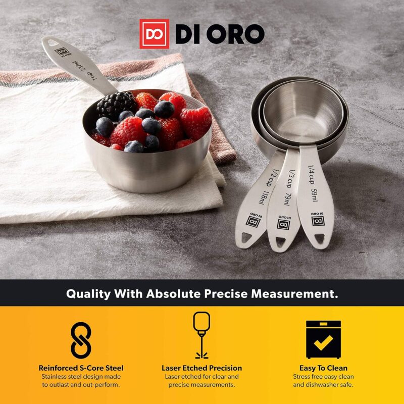 7fe893ba db80 42dd 8760 2ae15f786690 di oro stainless steel measuring cups set 4 pc 18 8 steel it 4.jpg