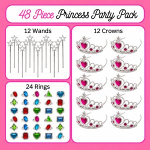 84ce577d 2675 4238 8be8 429e079276d8 48 piece princess jewelry set 12 tiaras 12 wands 24 rings pz 2.jpg