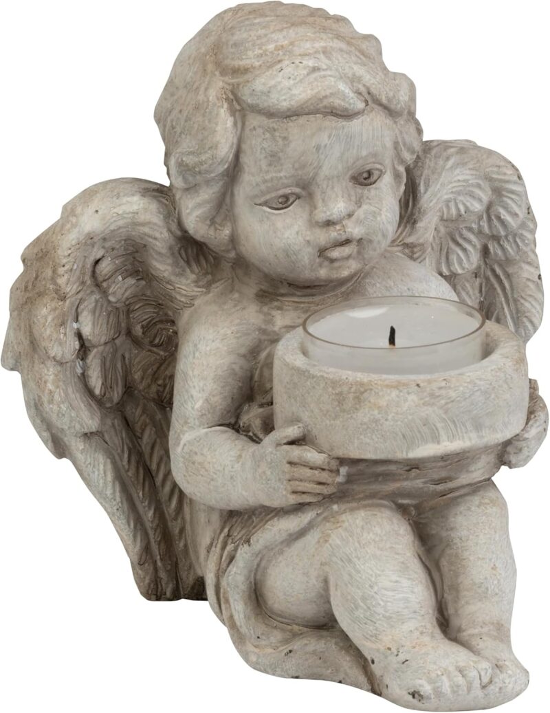 8d53560a 4514 4d8a 95ab f483c21209b1 stone angel tealight holder 4 5 x 4 5 inch 5 5 inch tall h15 3.jpg
