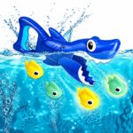Splash Bombs Hungry Shark Giggle Grabber with 2 Diving Fish and 2 Light-up Diving Fish - Item #9722