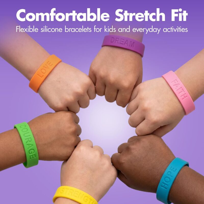 Bd18f4ea 68c0 4eb0 a456 dce6afcac429 motivational silicone bracelets wristband multicolor pz15092 7.jpg