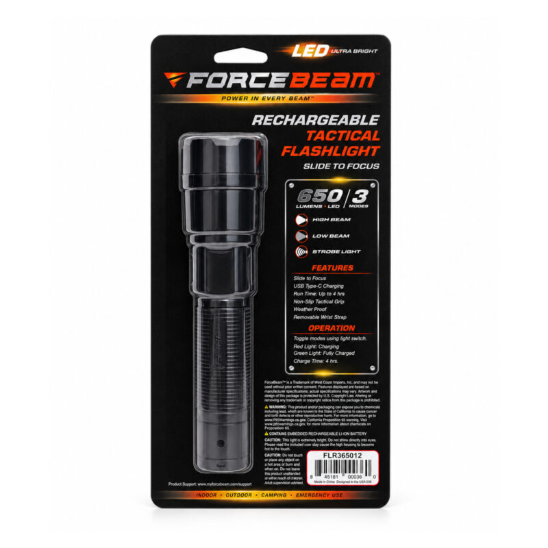 C79b3f8c 4746 40e1 8500 856397c8e694 forcebeam rechargeable tactical led flashlight 650 lumens us 2.jpg