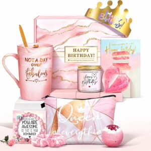 Birthday Gift Set - Not A Day Over Fabulous - Pink Themed - Item #9549
