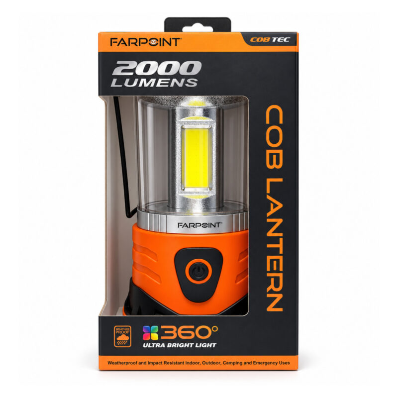 d8baaf59-9534-43c1-8094-1f5cb563c2c1-farpoint-2-000-lumen-cob-led-camping-lantern-360-light-with-1.jpg Farpoint 2,000-Lumen COB LED Camping Lantern – 360° Light with Adjustable Brightness - Item #9803