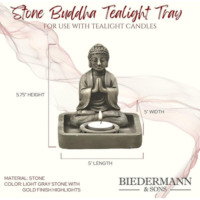E254d0ec a78e 46d9 9e70 6505c3b3acda stone buddha tray tealight candle holder 5 75 tall gray with 2.jpg