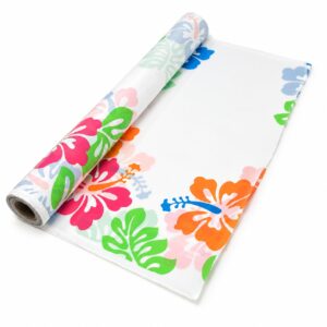 Tropical Tablecloth Roll - 100 Feet Plastic Disposable - Waterproof - Item #9766