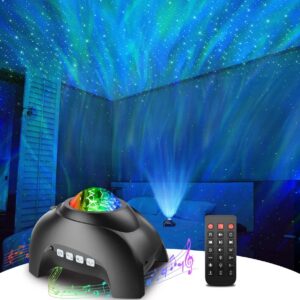 Rossetta Star Projector - 16 Colors - Bluetooth Speaker - White Noise - Timer - Remote - Item #9717
